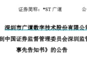 事业祝福顶格重罚！*ST广道实控人被终身市场禁入